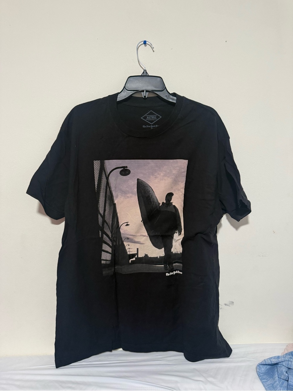 Altru Black Surf Silhouette Graphic Tee